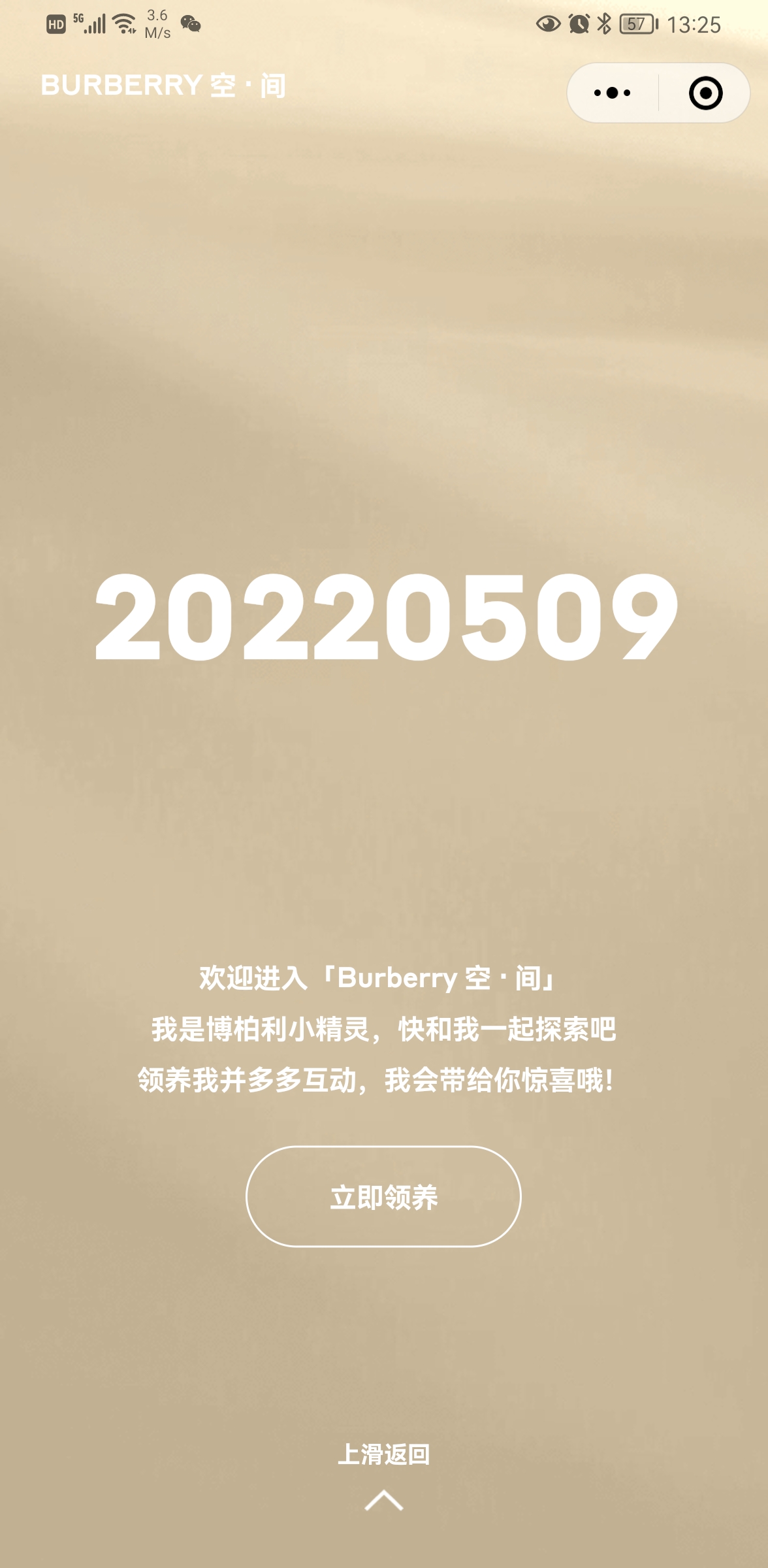 Burberry 社交零售精品店小程序